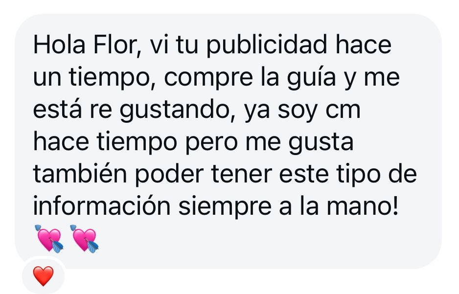 Testimonio de alumna