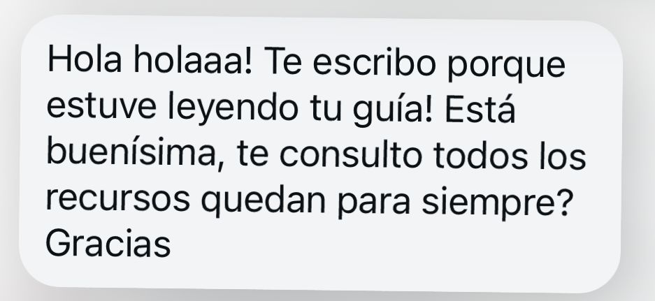 Testimonio de alumna